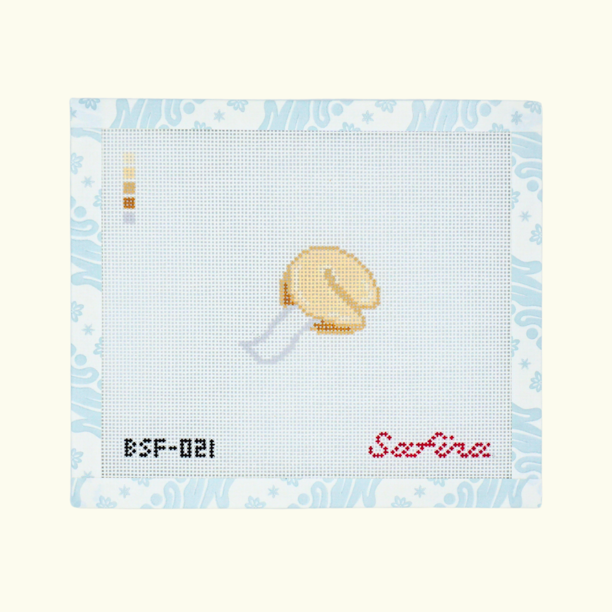 Mini Fortune Cookie Needlepoint Canvas