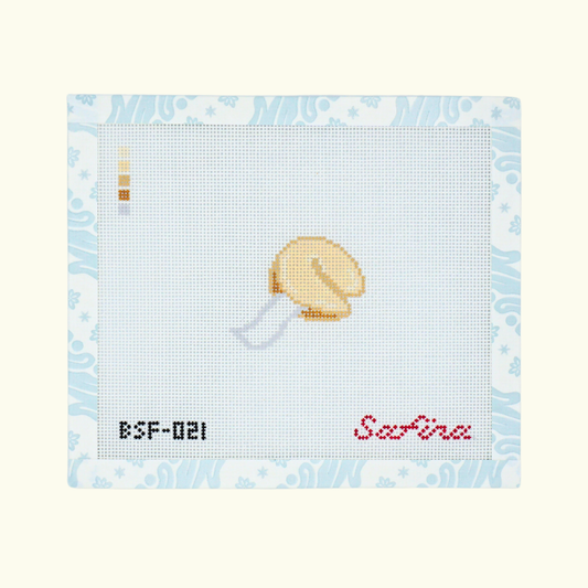 Mini Fortune Cookie Needlepoint Canvas