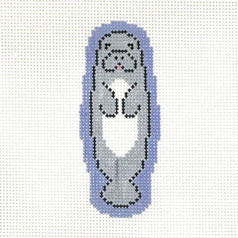 Manatee Needlepoint Canvas