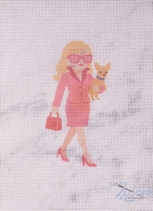 Elle Woods Needlepoint Canvas