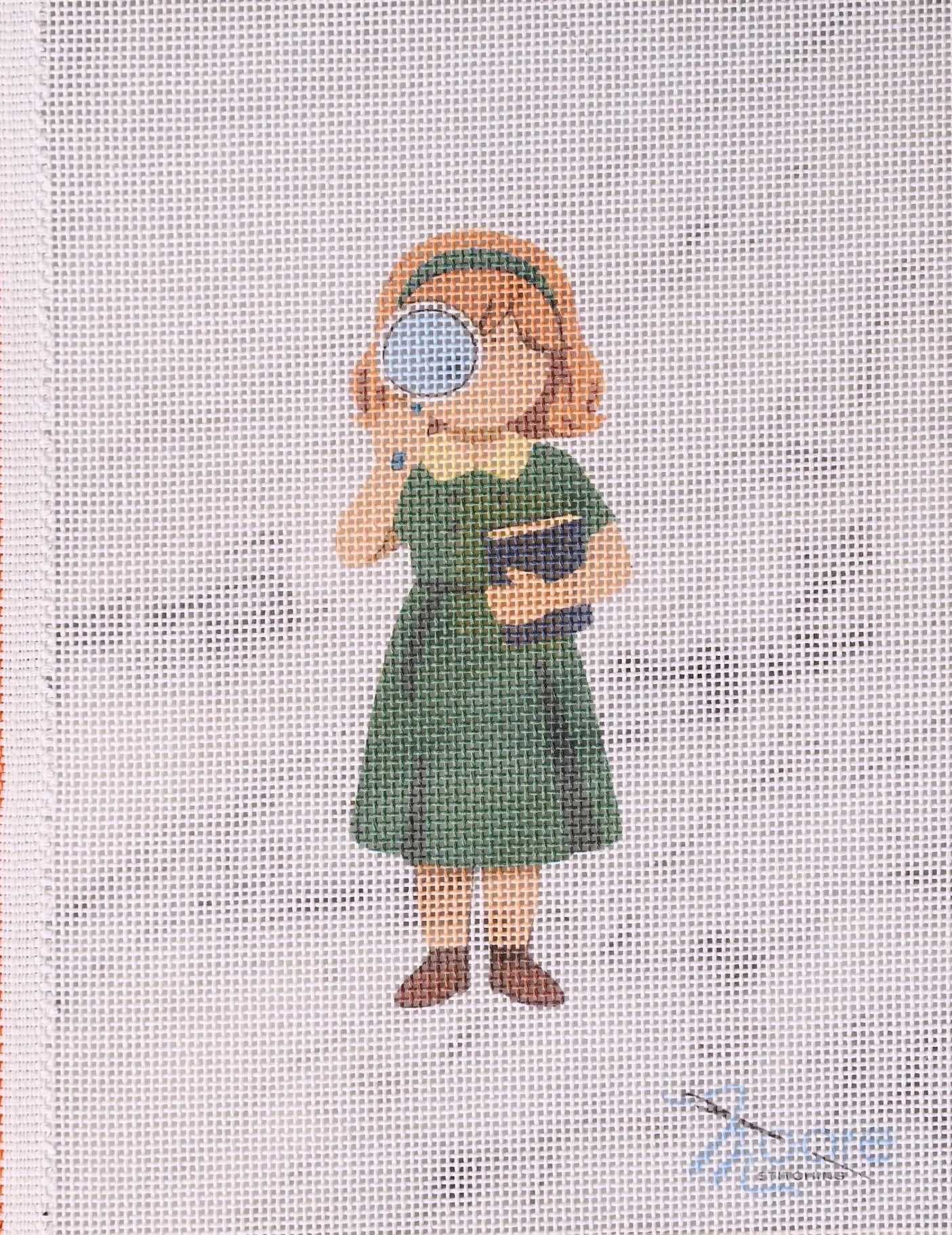 Nancy Drew Needlepoint Canvas