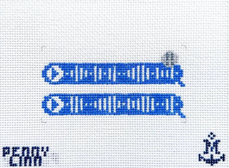 Voice Memo Bubbles Needlepoint Canvas