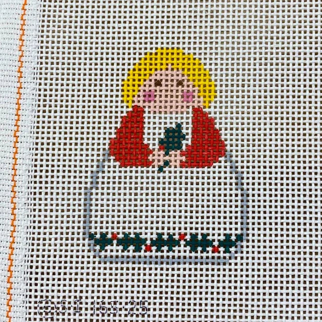 Holly Stitch-It Angel Needlepoint Canvas