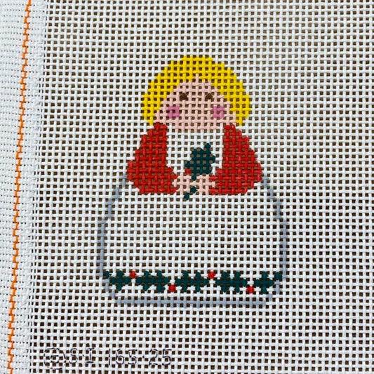 Holly Stitch-It Angel Needlepoint Canvas
