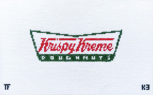 Krispy Kreme Needlepoint Canvas