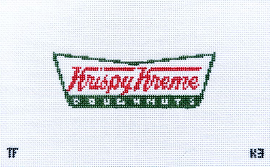 Krispy Kreme Needlepoint Canvas