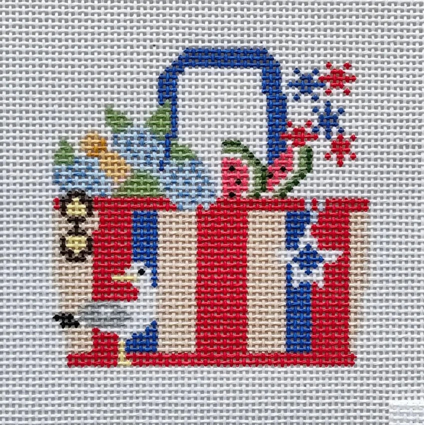 4th of July Canvas Bag Needlepoint Canvas