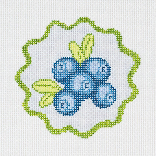 Jersey Blueberries Needlepoint Canvas