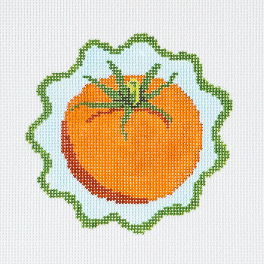 Jersey Tomato Needlepoint Canvas