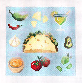 Taco Tuesday Needlepoint Canvas