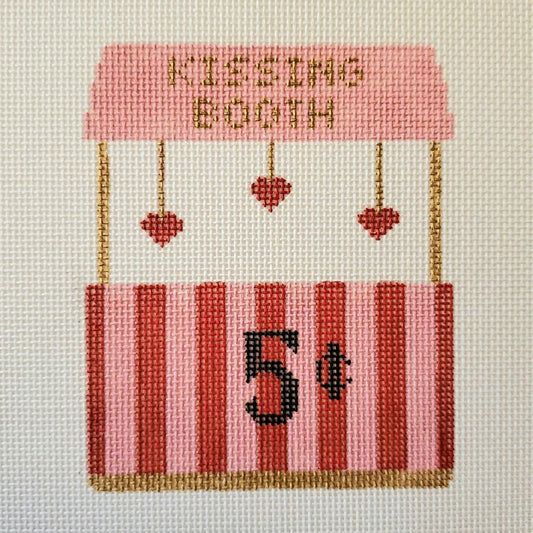 Kissing Booth Needlepoint Canvas