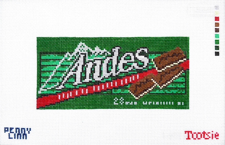 Andes Mints Box Needlepoint Canvas