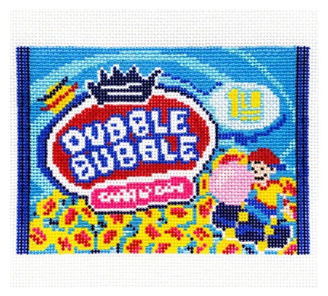 Double Bubble Bag Needlepoint Canvas
