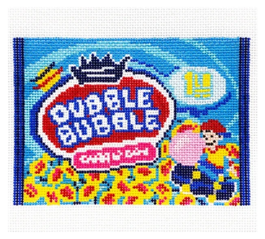 Double Bubble Bag Needlepoint Canvas