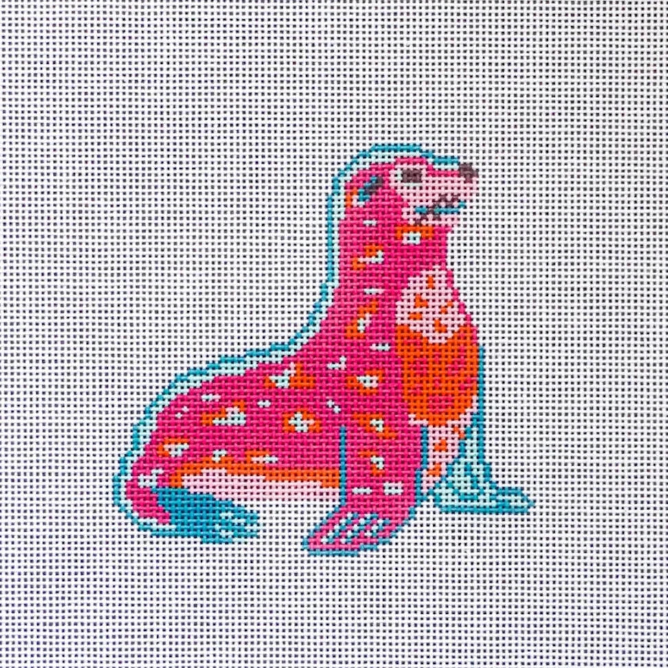 Sea Lion Needlepoint Canvas