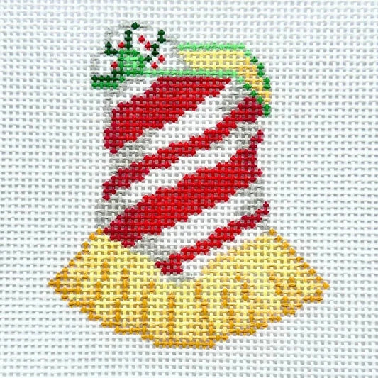 NYC Christmas Costume Needlepoint Canvas
