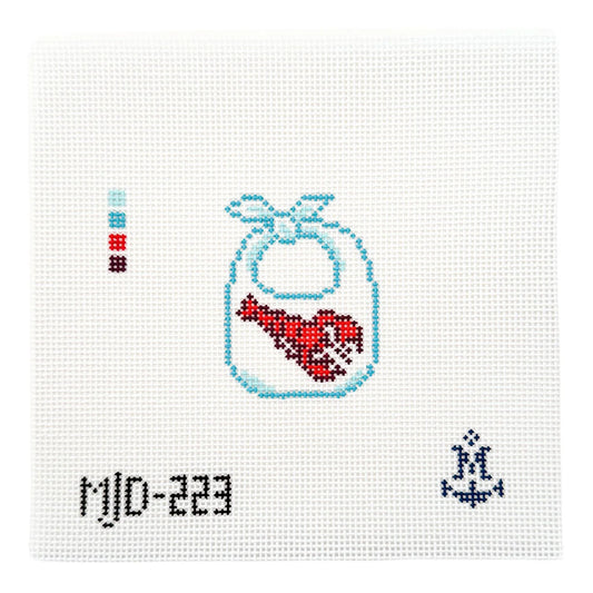 Lobster Bib Needlepoint Canvas