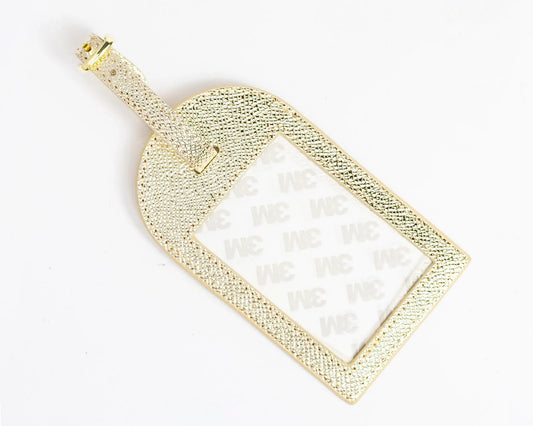 Gold Luggage Tag