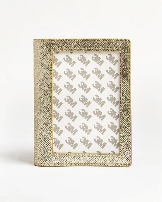 Self Finishing Gold Passport Cover