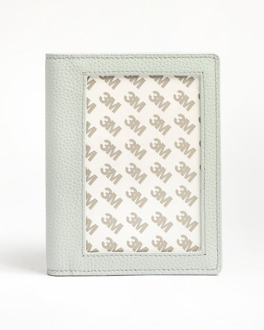 Self Finishing Pebble Ice Blue Passport Cover
