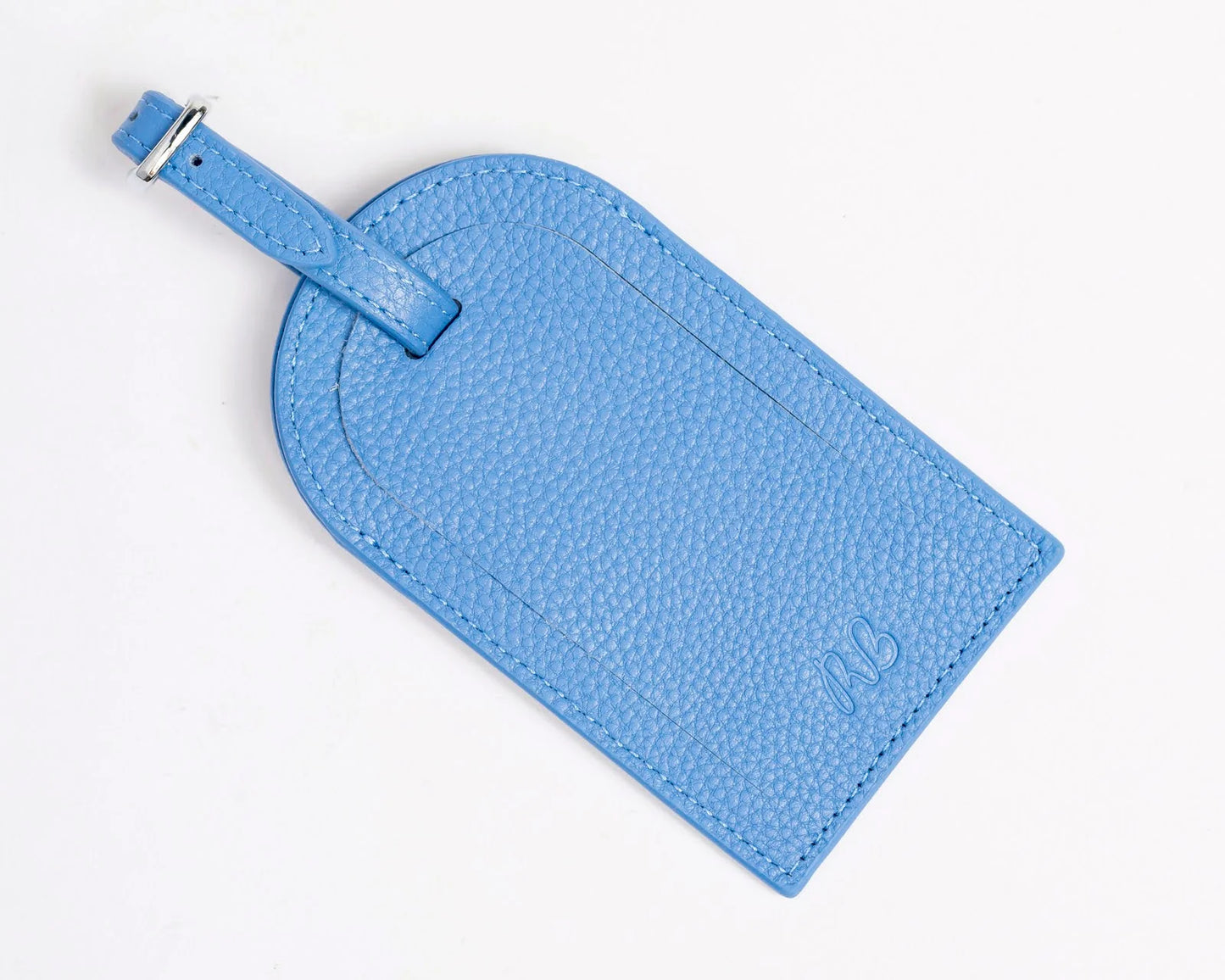 Self Finishing Set: Green Airplane Houndstooth and Blue Luggage Tag