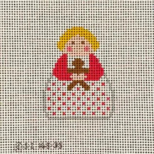 Gingerbread Stitch-It Angel Needlepoint Canvas