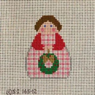 December Stitch-It Angel Needlepoint Canvas