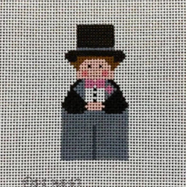 Groom Stitch-It Angel Needlepoint Canvas