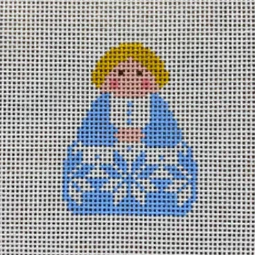 January Stitch-It Angel Needlepoint Canvas