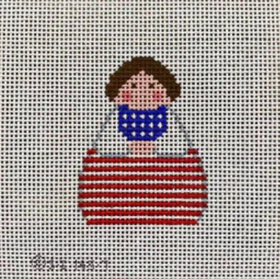 July Stitch-It Angel Needlepoint Canvas