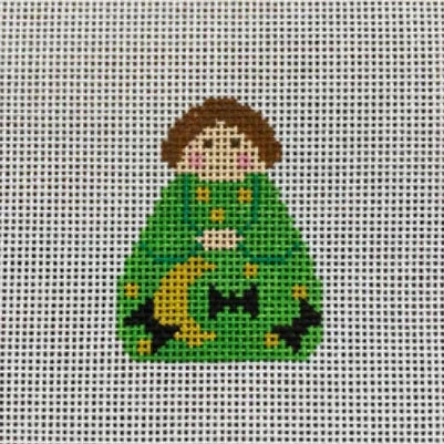 October Stitch-It Angel Needlepoint Canvas