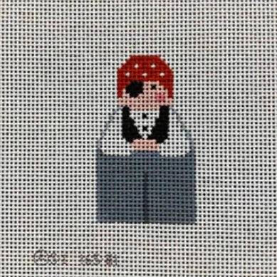 Pirate Stitch-It Angel Needlepoint Canvas