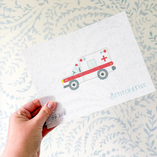 Ambulance Needlepoint Canvas