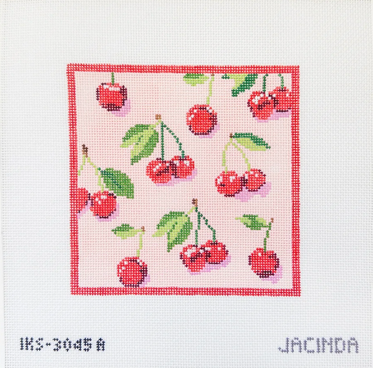 Cherry Mini Needlepoint Canvas