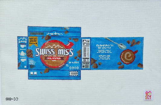 3D Hot Cocoa Needlepoint Canvas