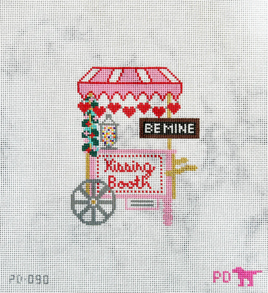 Kissing Booth Needlepoint Canvas