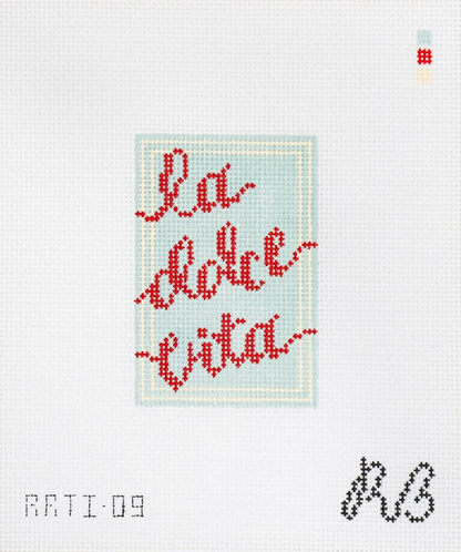 Self Finishing Set: La Dolce Vita and Red Luggage Tag