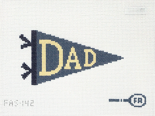 Dad Pennant Needlepoint Canvas
