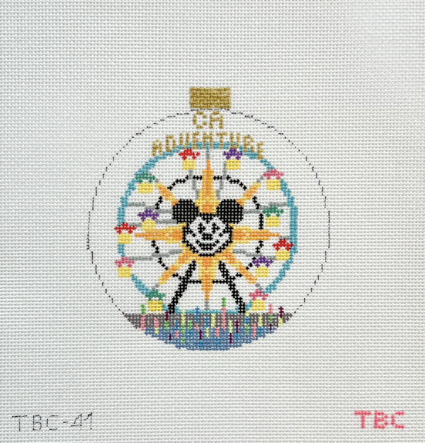 California Adventure Needlepoint Canvas