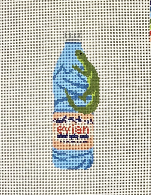 Evian Lizard Needlepoint Canvas