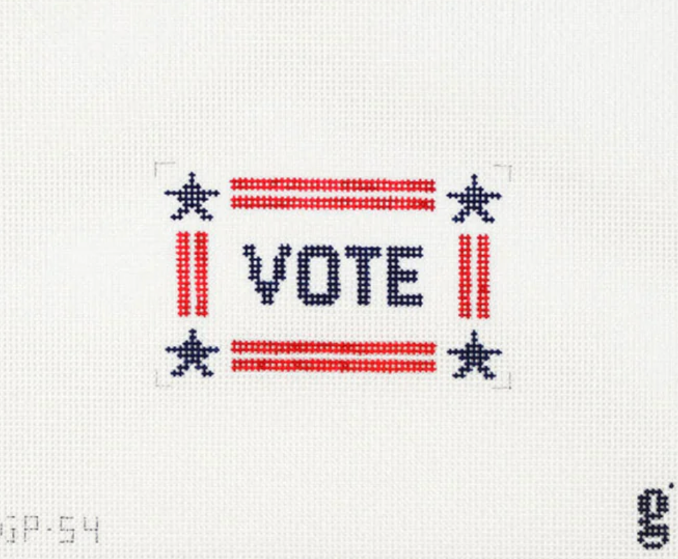 Vote Needlepoint Canvas
