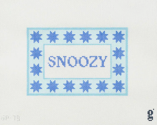 Snoozy Needlepoint Canvas