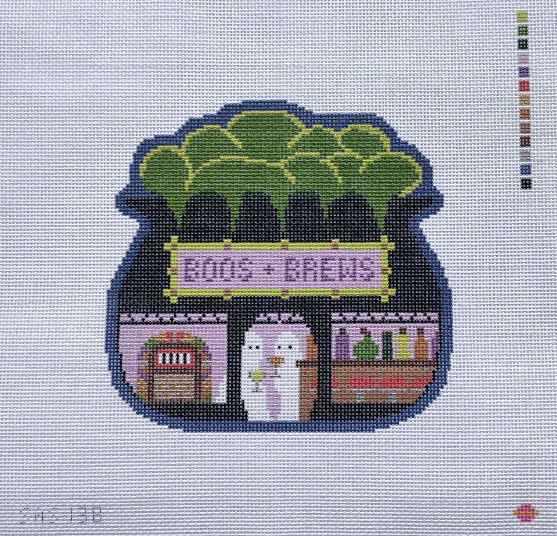 Boos and Brews Needlepoint Canvas