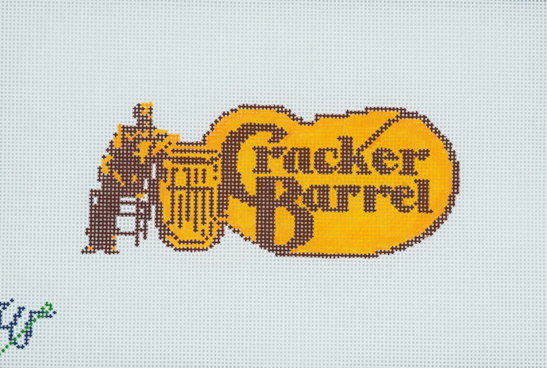 Cracker Barrel Needlepoint Canvas