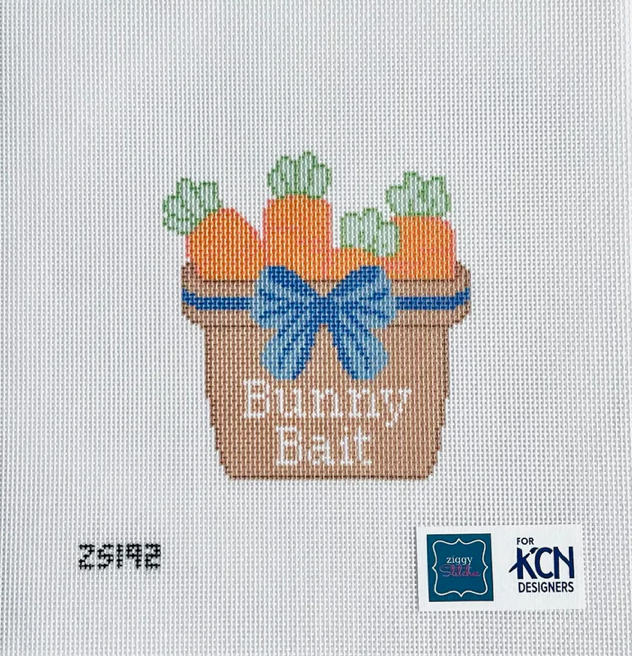 Bunny Bait Needlepoint Canvas