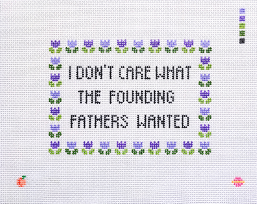 Founding Fathers Needlepoint Canvas