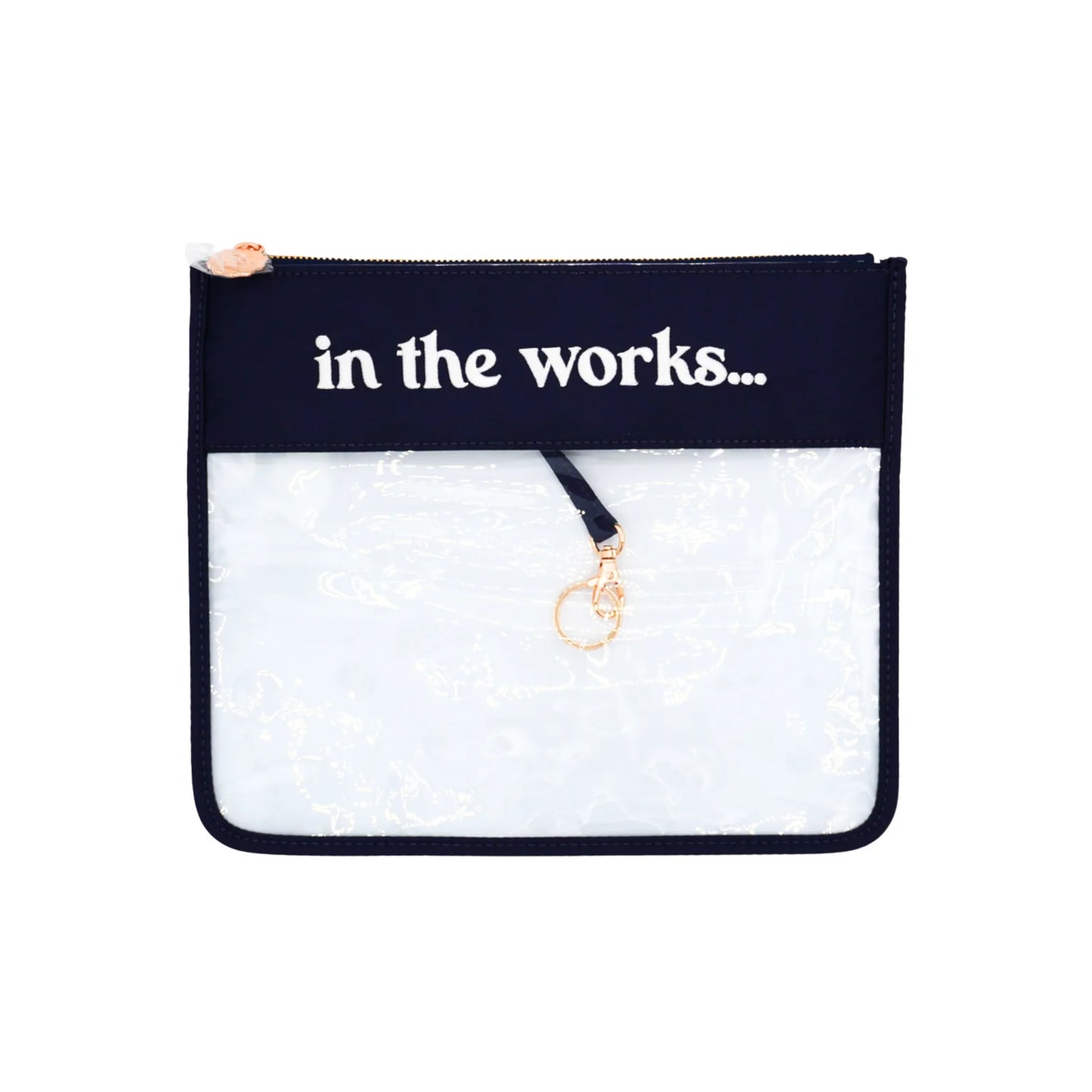 Tiny In the Works Project Bag - Navy