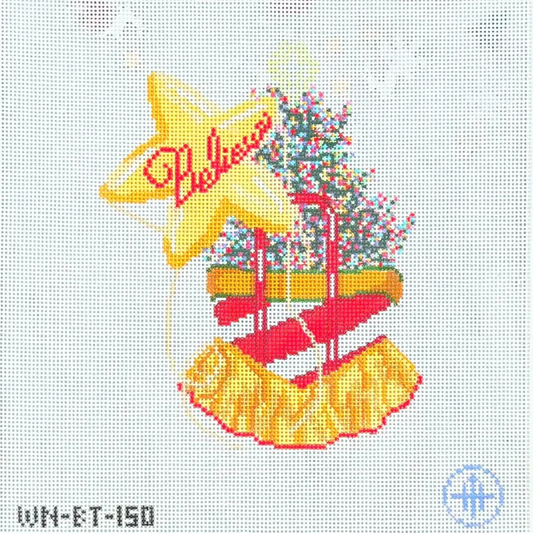 Sparkle In The City Boat Tote Needlepoint Canvas