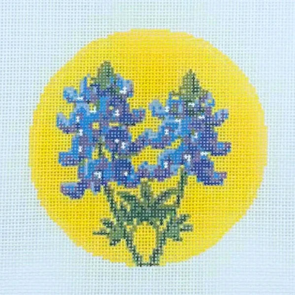 Bluebonnet (Texas) (Flowers of America Collection) Needlepoint Canvas