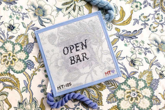 Open Bar Needlepoint Canvas